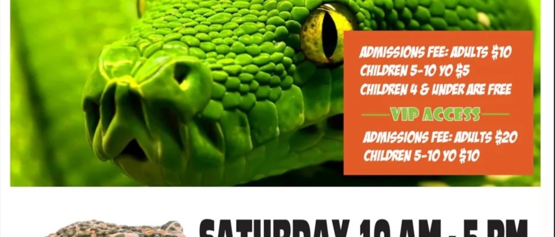 reptile expo flyer