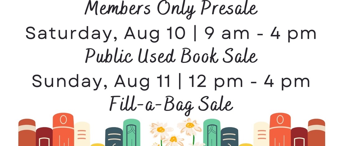 Book sale flyer 